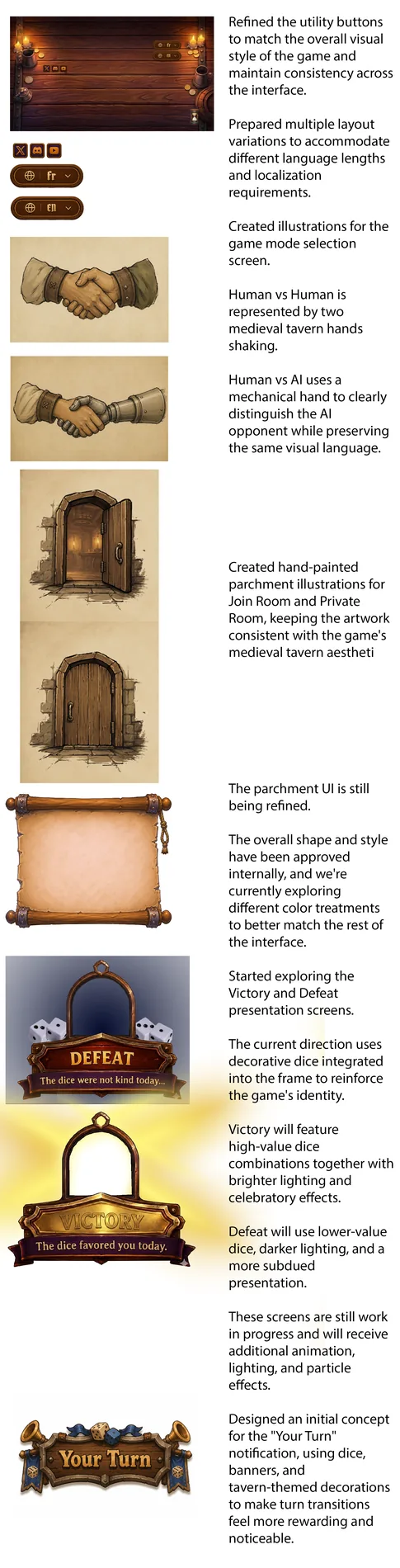 UI Component & Panel System — BUST — The Dice Game